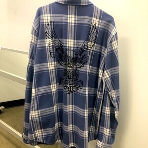 Harley Davidson Road Captain Long Sleeve Shirt, Men’s L, like new